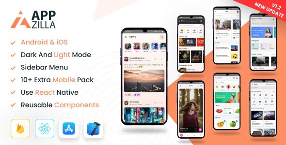 AppZilla Mobile App Template