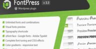 FontPress nulled plugin