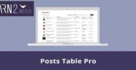 Barn2 Posts Table Pro nulled plugin